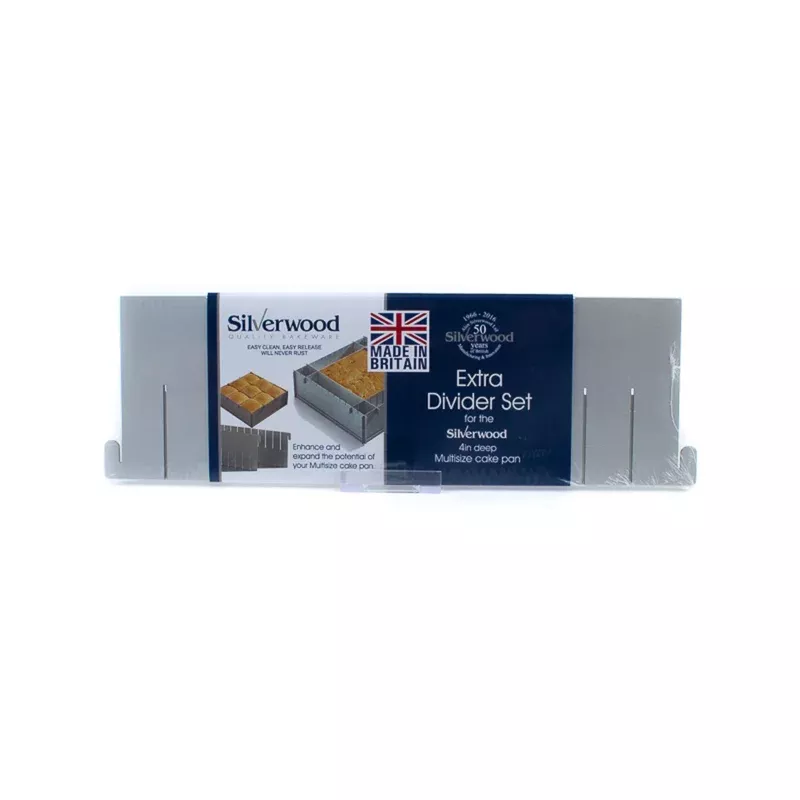 silverwood-2-foldaway-cake-pan-dividers Silverwood 2 Foldaway Cake Pan Dividers