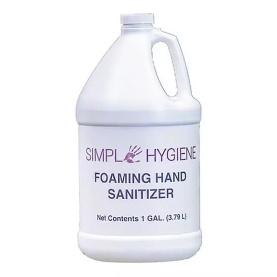 Simple Hygiene - Alcohol-Based Foaming Hand Sanitizer, 1 Gallon - Case of 4
