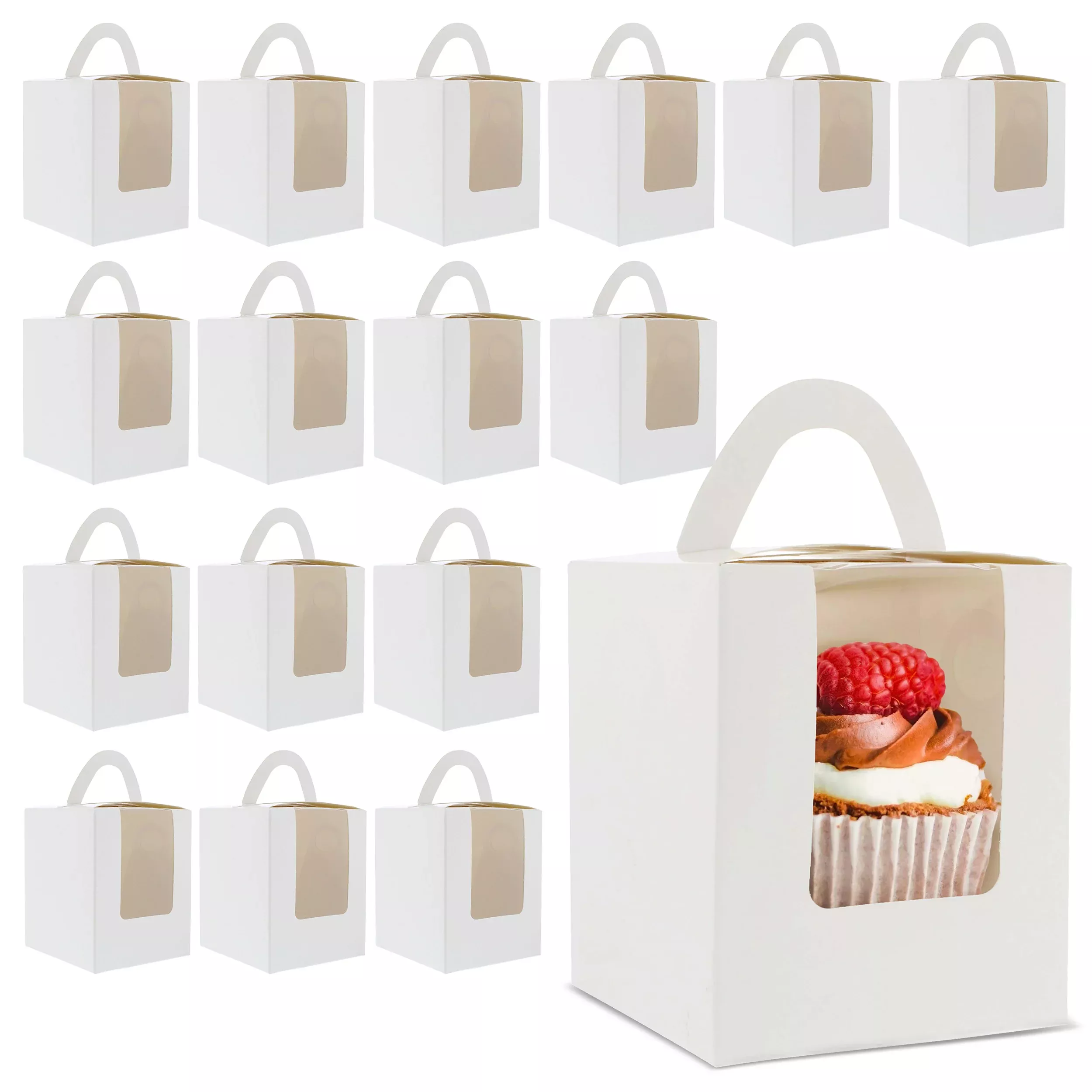 single-cupcake-holders-100-pk-individual-cupcake-boxes-with-inserts Single Cupcake Holders - 100 Pk Individual Cupcake Boxes with Inserts