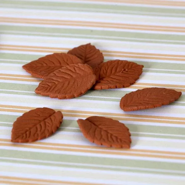 single-rose-leaves-chocolate Single Rose Leaves - Chocolate