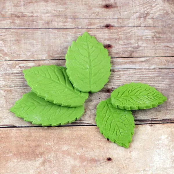 single-rose-leaves-green Single Rose Leaves - Green