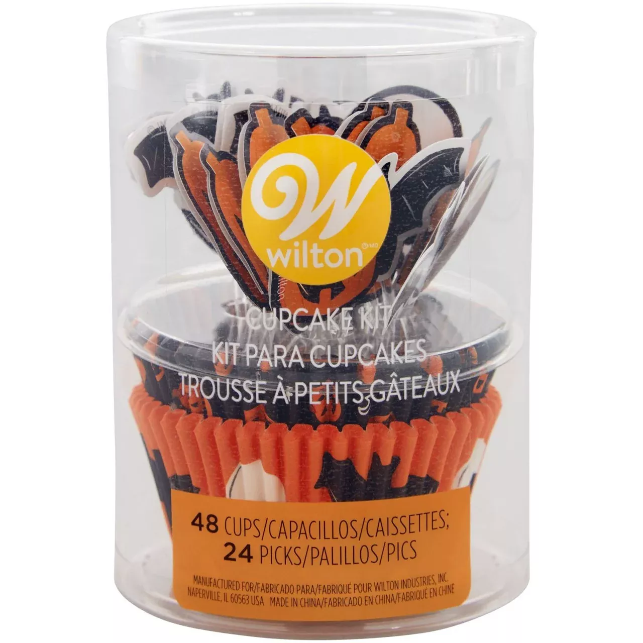 skull-bat-pumpkin-halloween-cupcake-kit-72-pc Skull, Bat, and Pumpkin Halloween Cupcake Kit, 72 pc