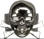 Skull Rings Metallic 12ct