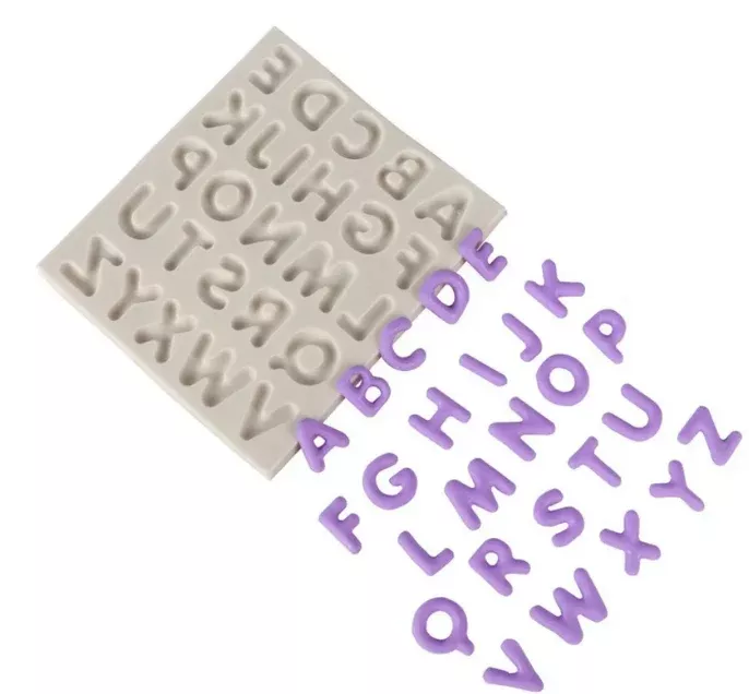 small-letters-silicone-mold Small Letters Silicone Mold