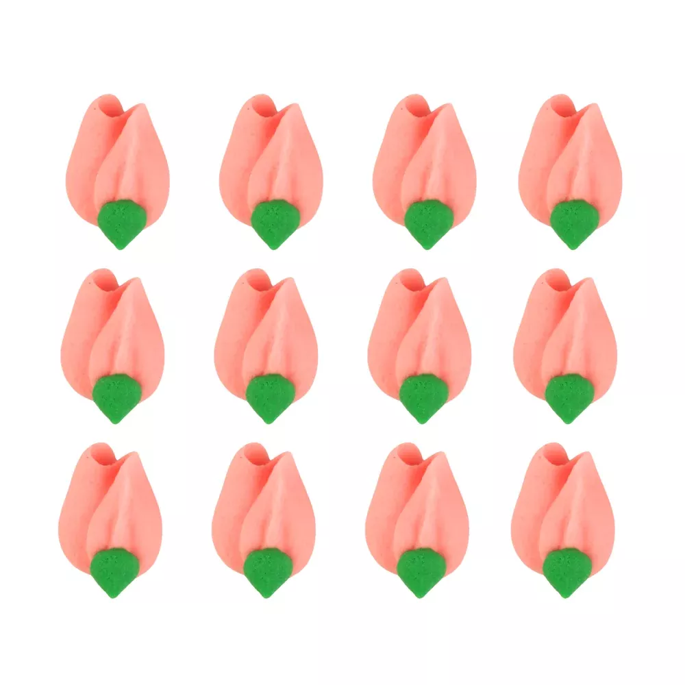 small-rosebud-royal-icing-decorations-bulk-light-pink Small Rosebud Royal Icing Decorations (Bulk) - Light Pink