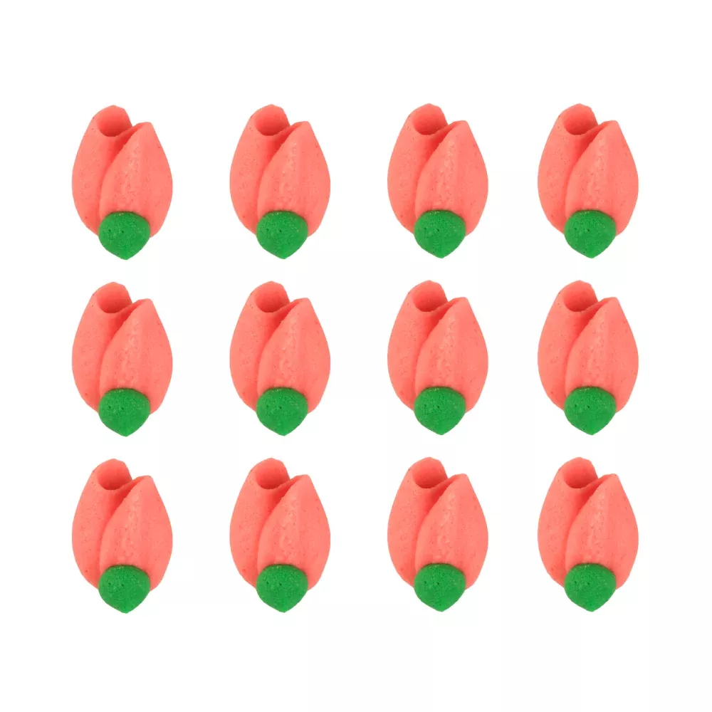 small-rosebud-royal-icing-decorations-bulk-pink Small Rosebud Royal Icing Decorations (Bulk) - Pink