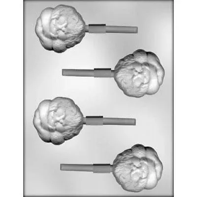 small-santa-head-lollipop-chocolate-mold Small Santa Head Lollipop Chocolate Mold