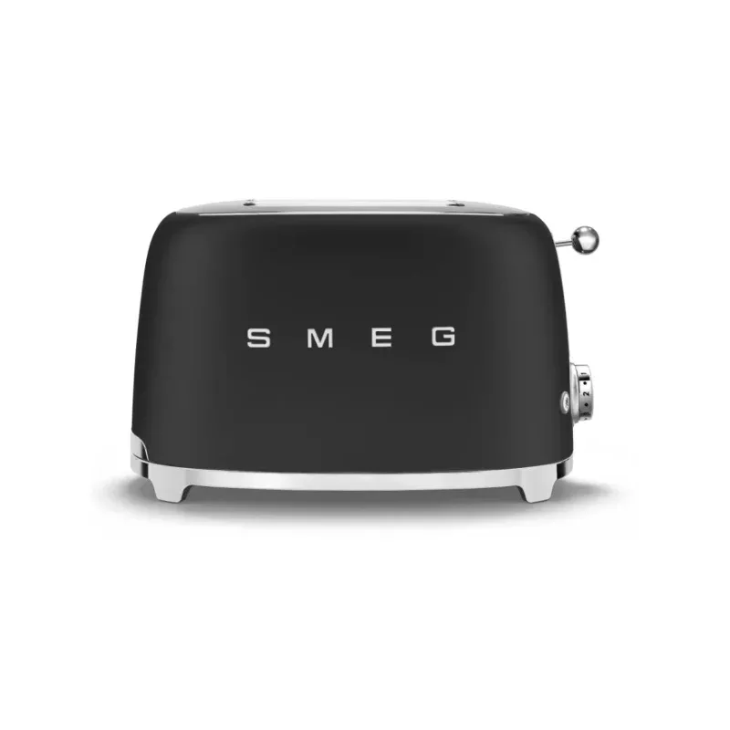 smeg-retro-style-2-slice-toaster-tsf01blmus-matte-black Smeg Retro-Style 2-Slice Toaster TSF01BLMUS (Matte Black)