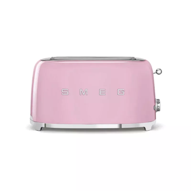 smeg-retro-style-4-slice-toaster-tsf02pkus-pink Smeg Retro-Style 4-Slice Toaster TSF02PKUS (Pink)