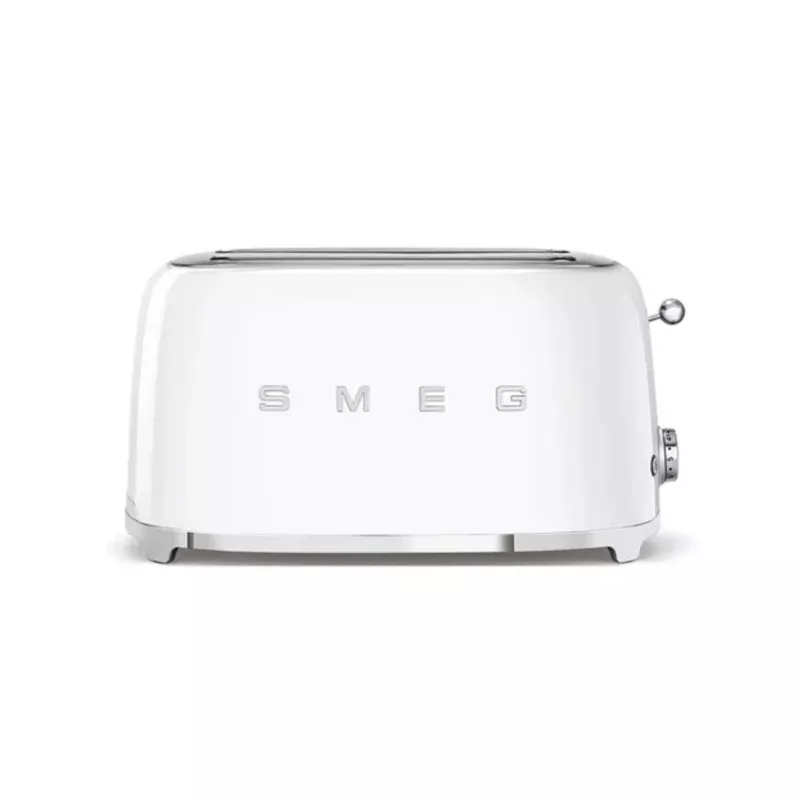 smeg-retro-style-4-slice-toaster-tsf02whus-white Smeg Retro-Style 4-Slice Toaster TSF02WHUS (White)