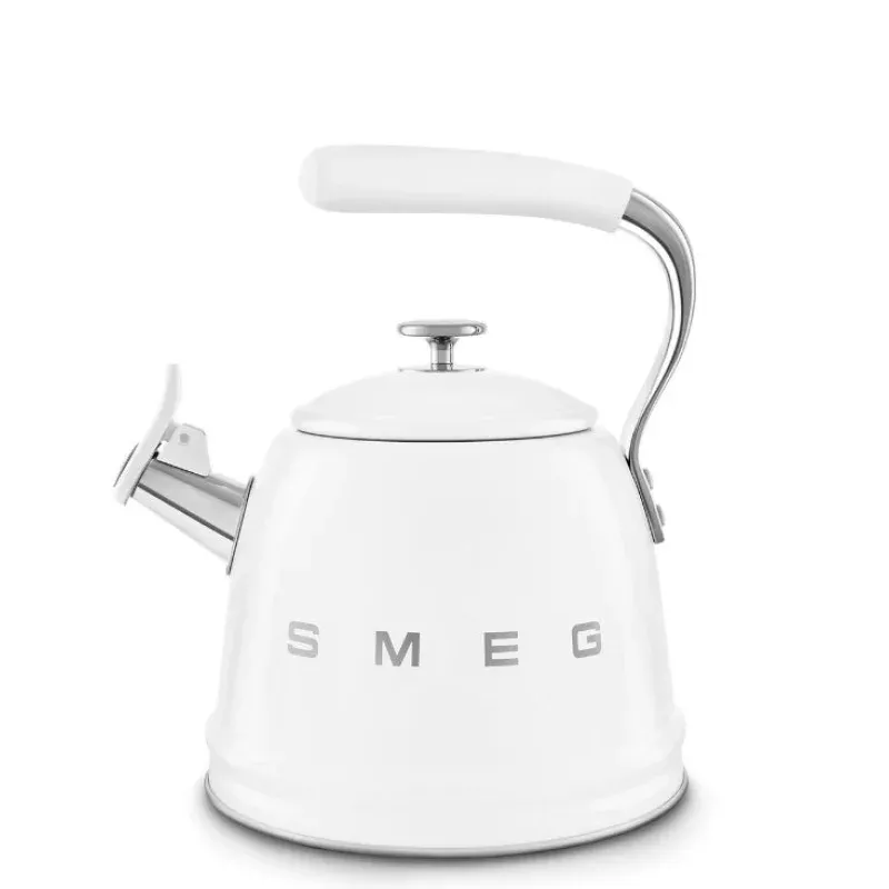 smeg-whistling-kettle-white SMEG Whistling Kettle White
