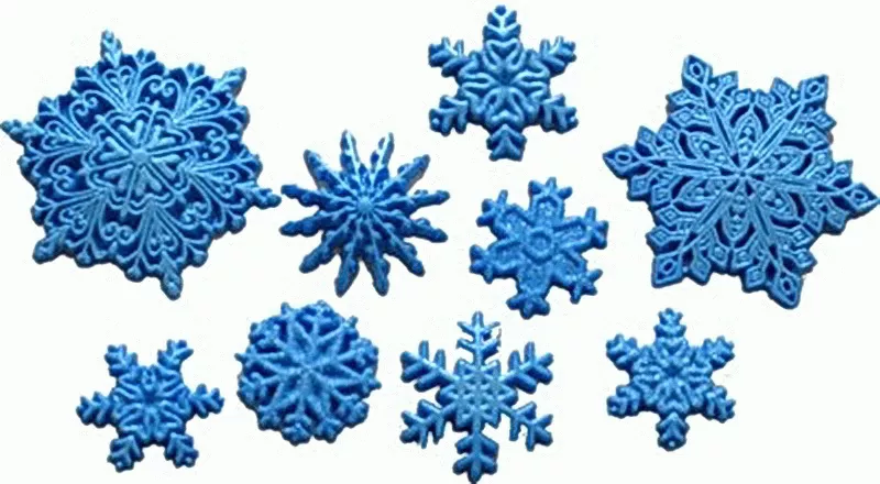 snowflake-set-by-first-impressions-molds-se112 Snowflake Set by First Impressions Molds(SE112)