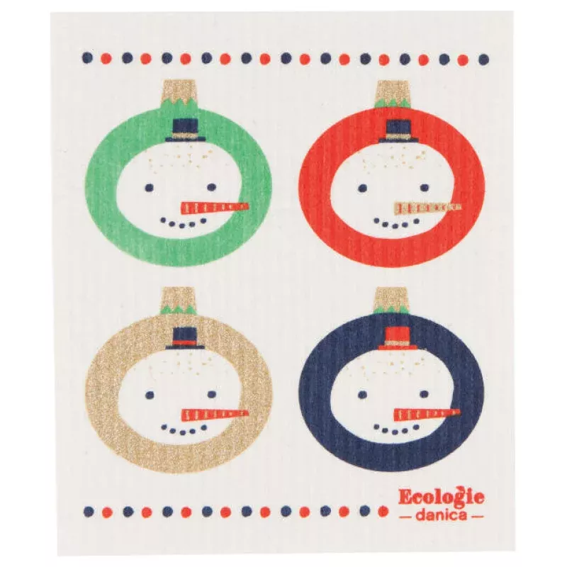 snowman-ornament-swedish-dishcloth Snowman Ornament Swedish Dishcloth
