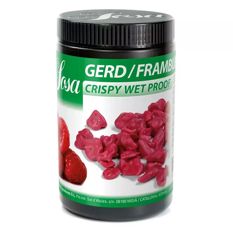 Sosa - Raspberry Crispy, Wet Proof - 400 g