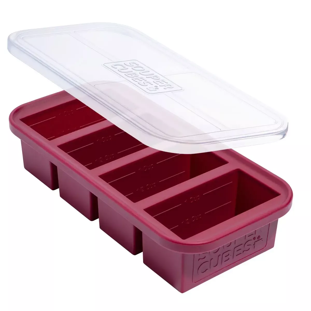 souper-cubes-freezing-tray-1-cup-cranberry Souper Cubes Freezing Tray: 1 Cup, Cranberry