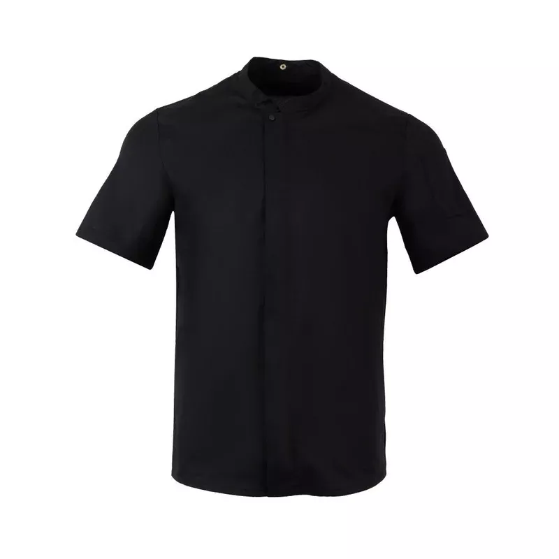 southside-harlem-short-sleeve-chef-jacket-black-size-s-ba115-s Southside Harlem Short Sleeve Chef Jacket Black Size S – BA115-S