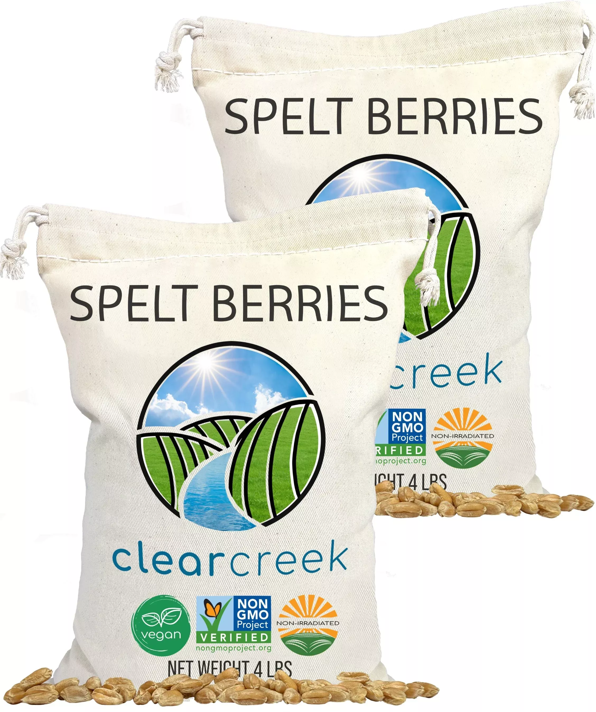 Spelt Berries - Value Pack - 8 lb