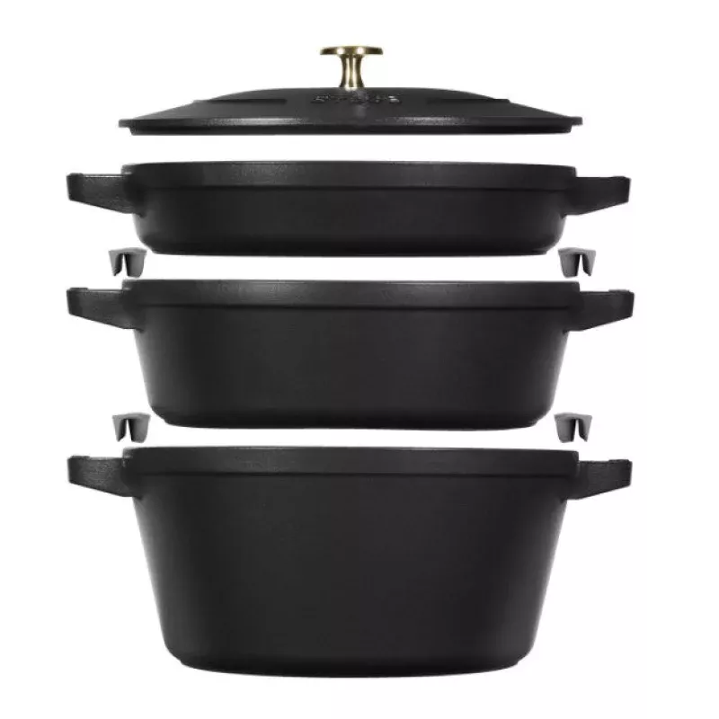 stackable-4-pc-set-black Stackable 4 pc Set Black
