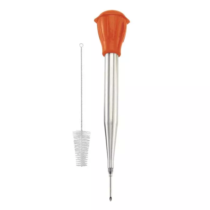 stainless-steel-baster-with-injector-needle-brush STAINLESS STEEL BASTER WITH INJECTOR NEEDLE & BRUSH
