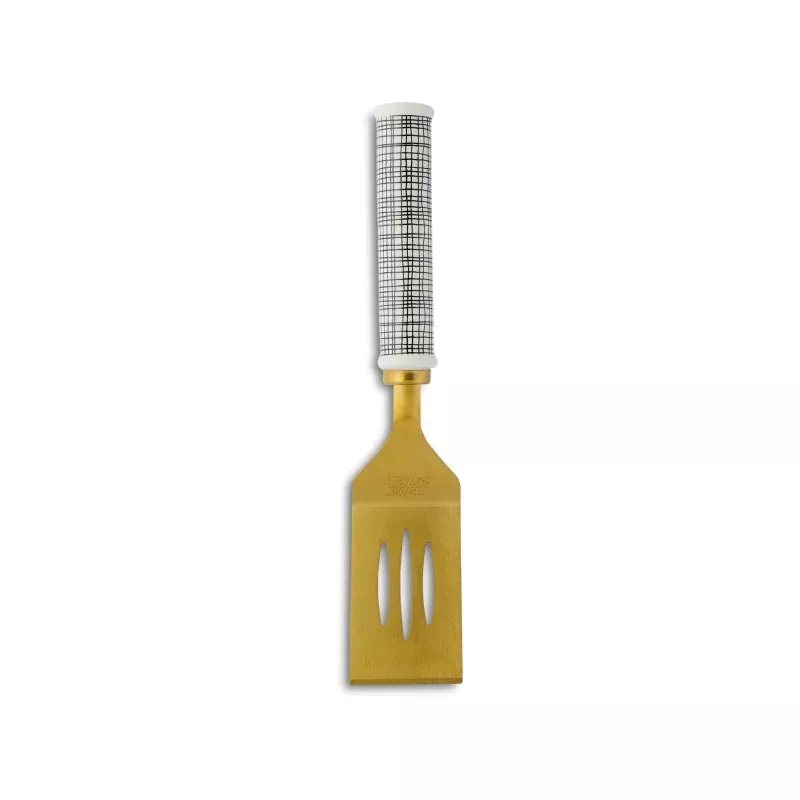 stainless-steel-brownie-server-with-ceramic-cross-hatch-handle Stainless Steel Brownie Server with Ceramic Cross Hatch Handle