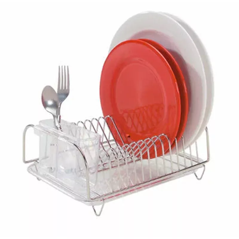 stainless-steel-compact-dish-drainer-set STAINLESS STEEL COMPACT DISH DRAINER SET
