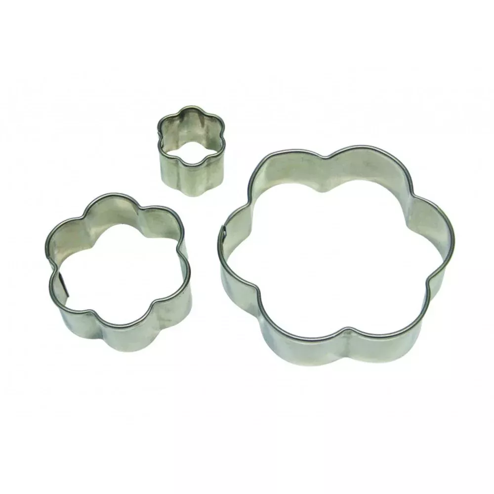 Stainless Steel Flower Cutter Set/3