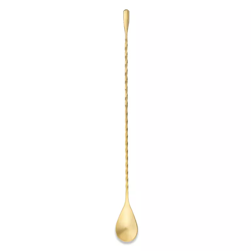 Stainless Steel Gold Cocktail Stirrer Spoon
