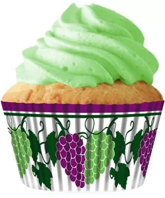 Standard Grapes Grease Proof Cupcake Liners