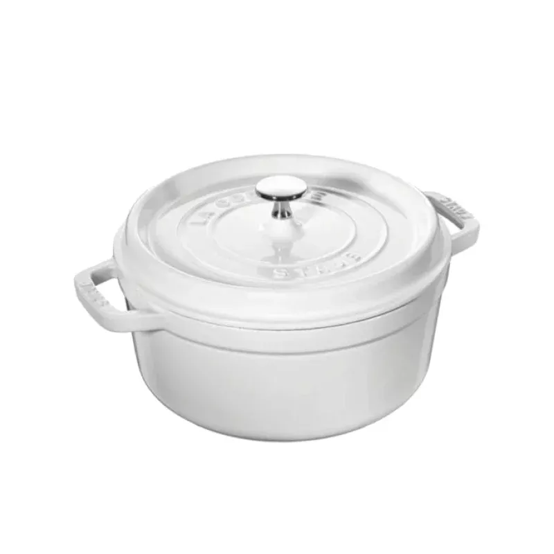 staub-4-qt-round-cocottewhite Staub 4 QT Round CocotteWhite