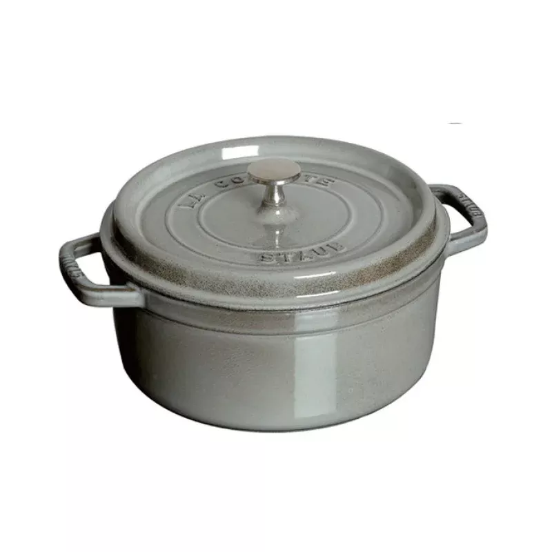 staub-graphite-grey-5-5-qt-round-cocotte Staub Graphite Grey 5.5 QT Round Cocotte