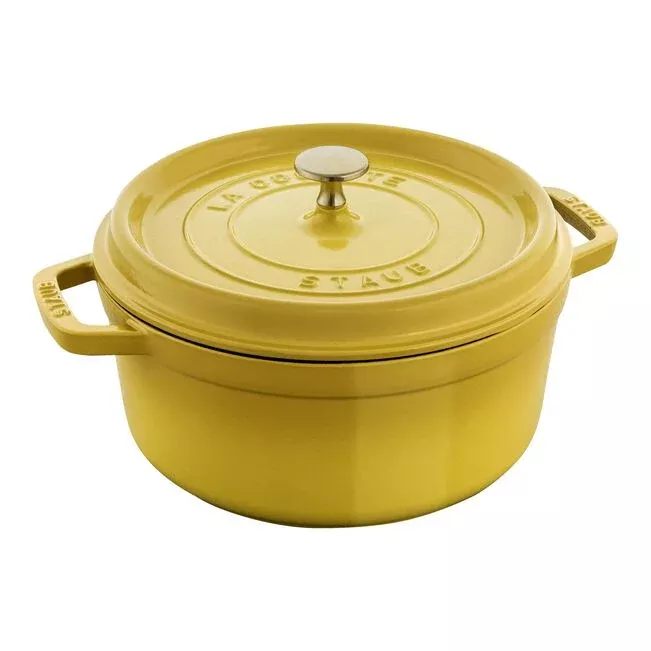 staub-round-dutch-oven-4-qt-citron Staub Round Dutch Oven: 4 QT, Citron