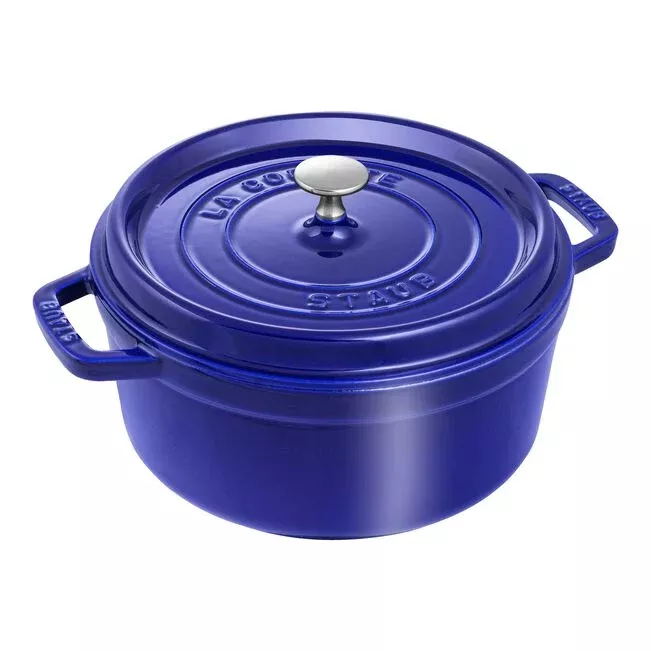 staub-round-dutch-oven-4-qt-dark-blue Staub Round Dutch Oven: 4 QT, Dark Blue