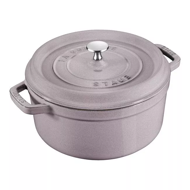 staub-round-dutch-oven-7-qt-lilac Staub Round Dutch Oven: 7 QT, Lilac