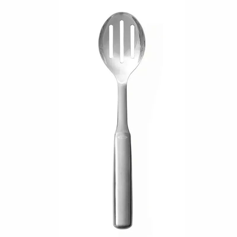 steel-slotted-serving-spoon SteeL Slotted Serving Spoon