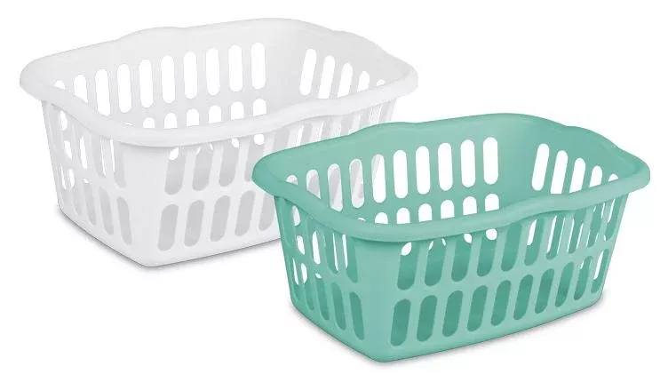 sterilite-1245-1-5-bushel-rectangular-laundry-basket-assorted-colors-case-12 Sterilite 1245 - 1.5 Bushel Rectangular Laundry Basket, Assorted Colors - Case of 12