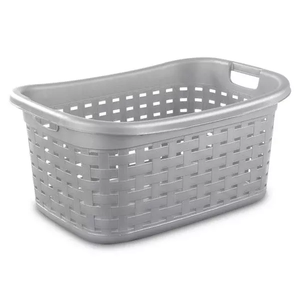 Sterilite 1275 - Weave Laundry Basket, Cement - Case of 6