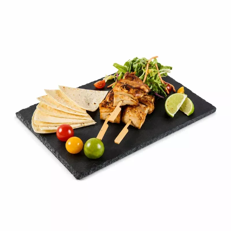 stone-tek-rectangle-black-slate-serving-tray-11-3-4-x-7-3-4-4-count-box Stone Tek Rectangle Black Slate Serving Tray – 11 3/4″ x 7 3/4″ – 4 count box
