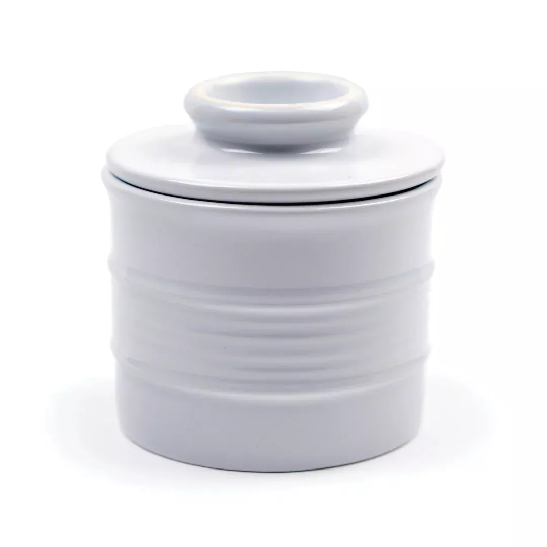 stoneware-butter-pot-white STONEWARE BUTTER POT WHITE