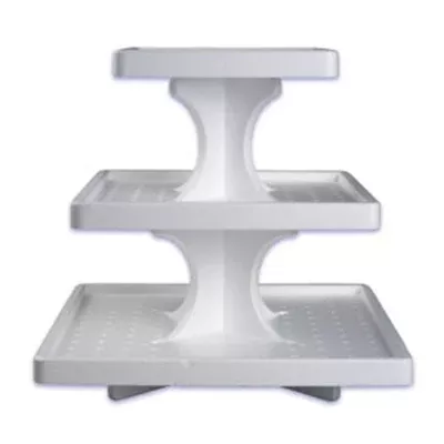 Stryrofoam 3 Tier Cupcake Stand/Treat Tree - 48 Count