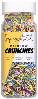 supernatural-rainbow-crunchies-sprinkles-3oz Supernatural Rainbow Crunchies Sprinkles -- 3oz