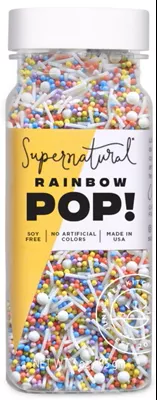 supernatural-rainbow-pop-sprinkles-3oz Supernatural Rainbow Pop Sprinkles -- 3oz