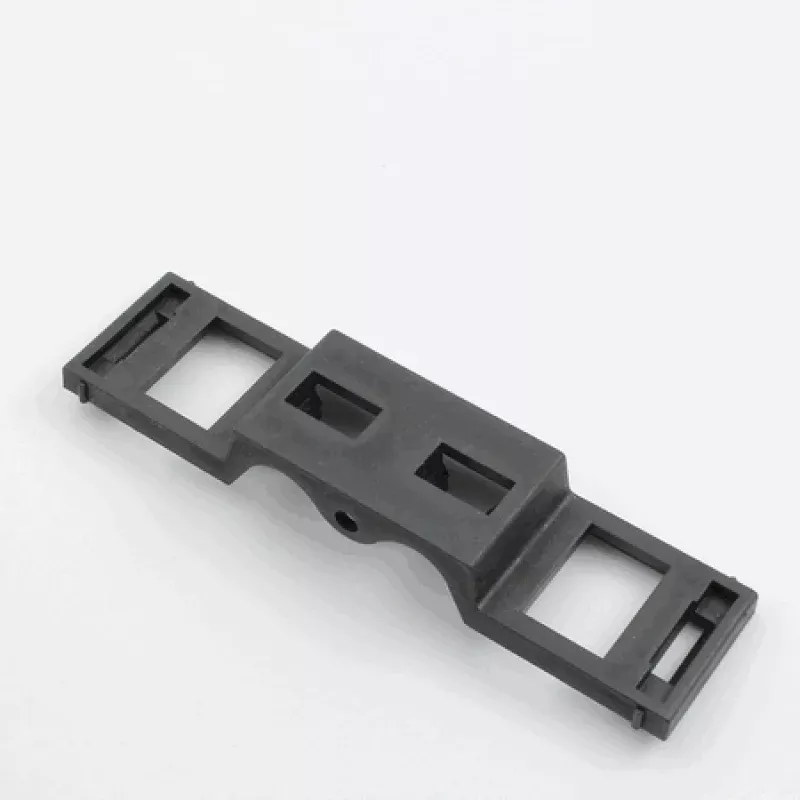 Support Panel for Switches and Lights, Black Plastic