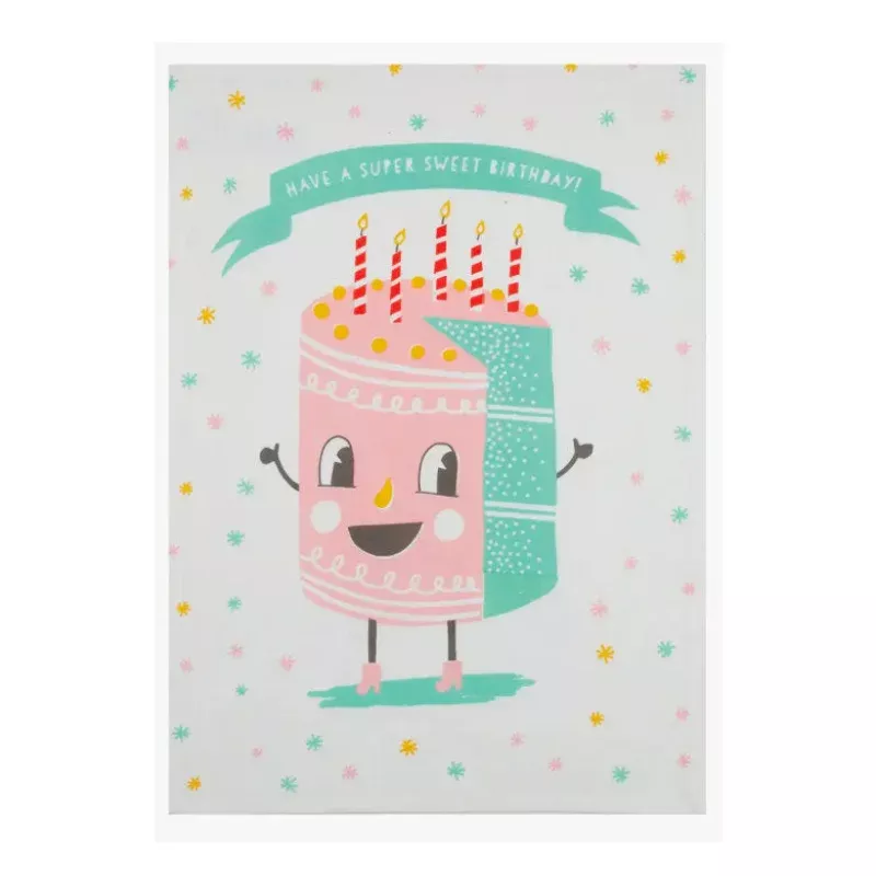 Sweet Birthday Kitchen Towel 2/Set
