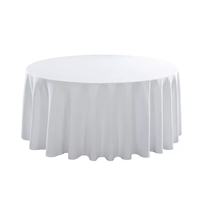 Table Cover 120 Inch Spandex White Round1 – 1 EACH