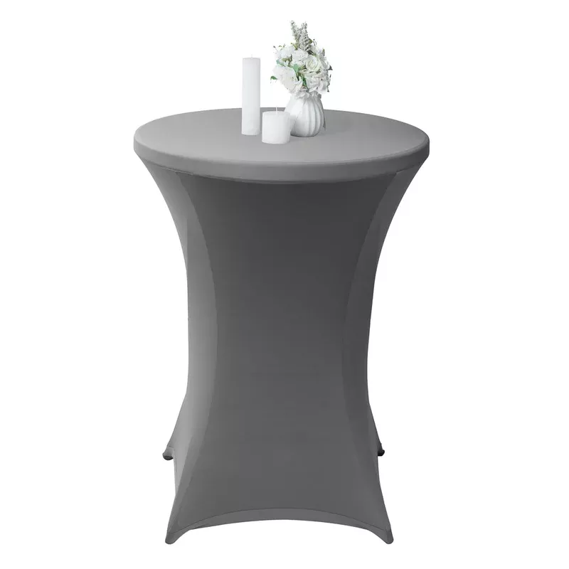 table-tek-round-gray-polyester-table-cover-bar-height-36-10-count-box Table Tek Round Gray Polyester Table Cover – Bar Height – 36″ – 10 count box