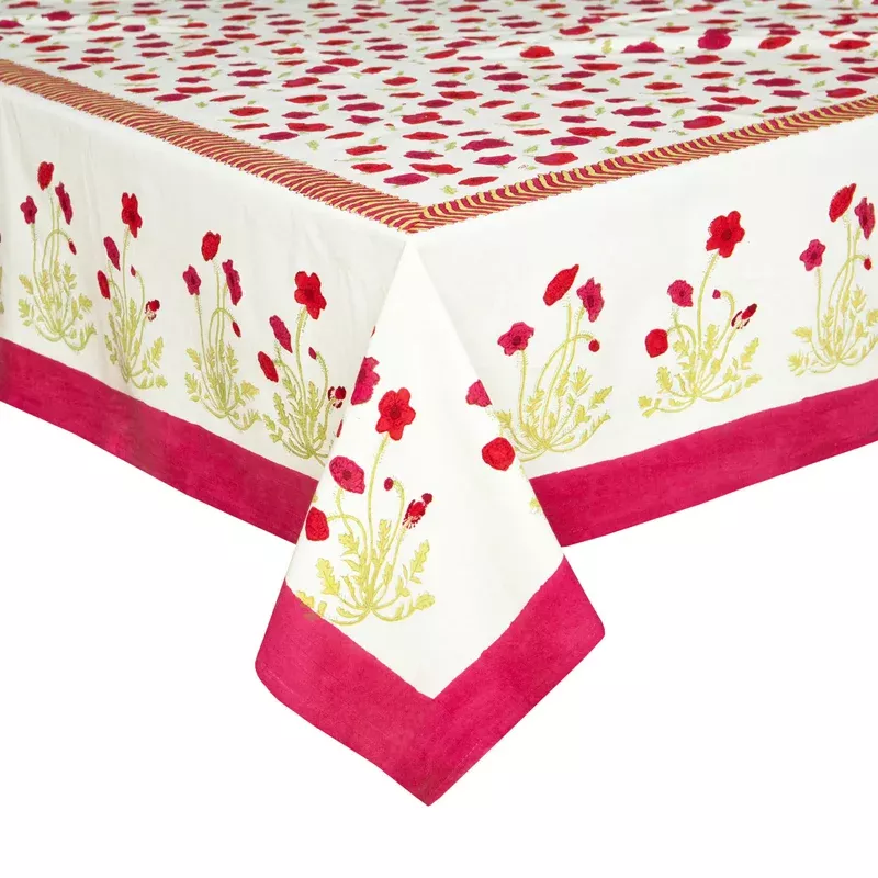 tablecloth-red-wht-w-flowers-59-x-86 TABLECLOTH RED & WHT W/ FLOWERS 59″ X 86″