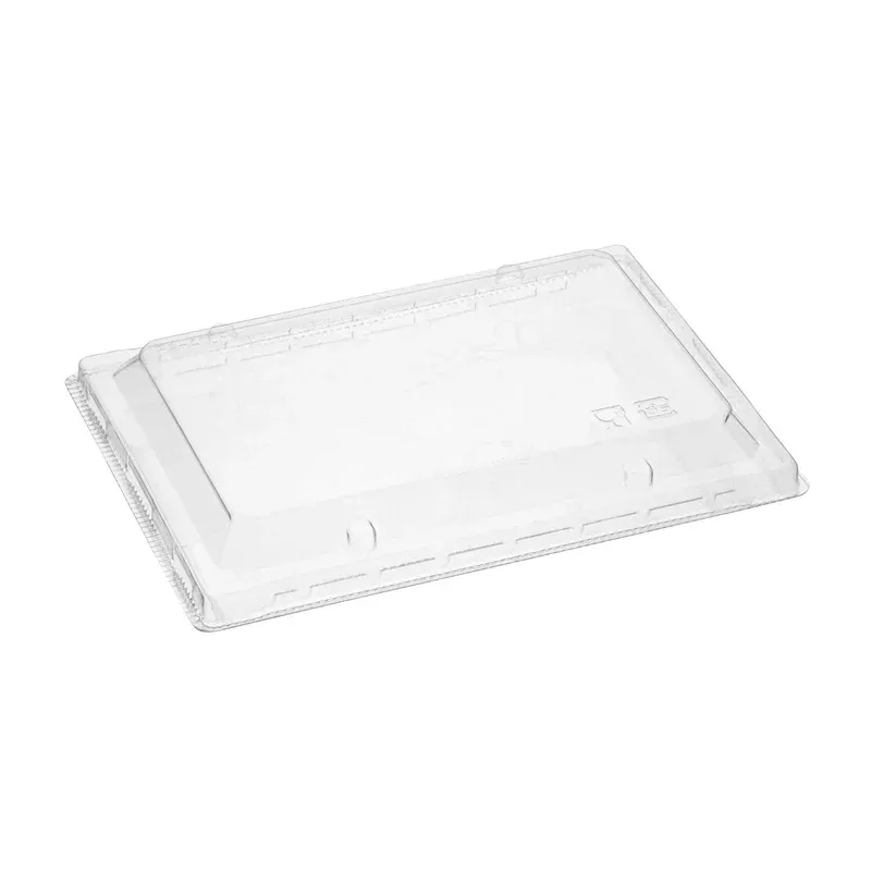 taipei-rectangle-clear-plastic-lid-fits-25-oz-bento-box-10-count-box Taipei Rectangle Clear Plastic Lid – Fits 25 oz Bento Box – 10 count box
