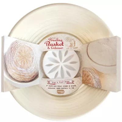 talisman-designs-9-round-proofing-basket-with-embosser Talisman Designs 9" Round Proofing Basket with Embosser