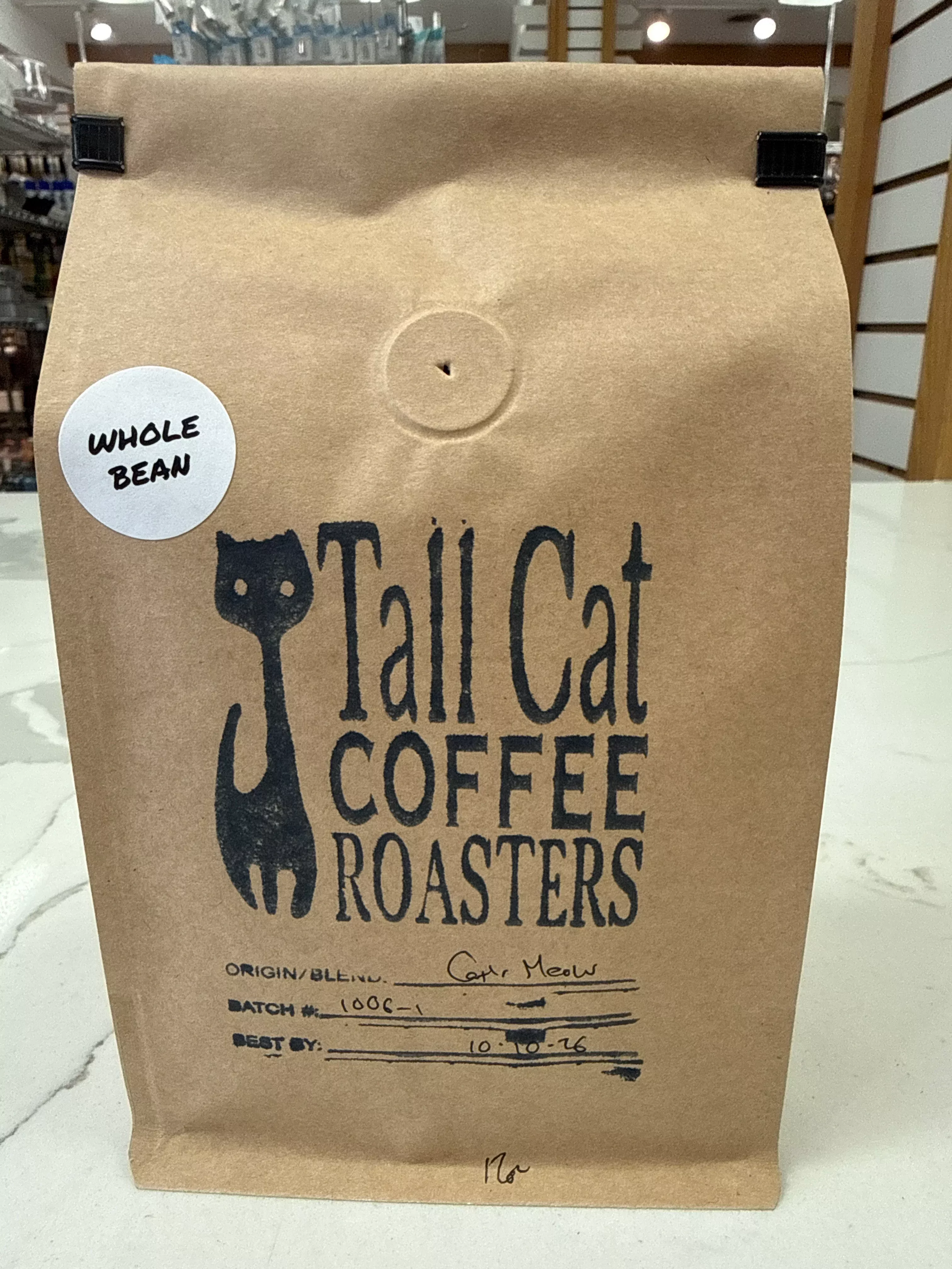 tall-cat-coffee-roaster-cats-meow-whole-bean TALL CAT COFFEE ROASTER CATS MEOW-WHOLE BEAN