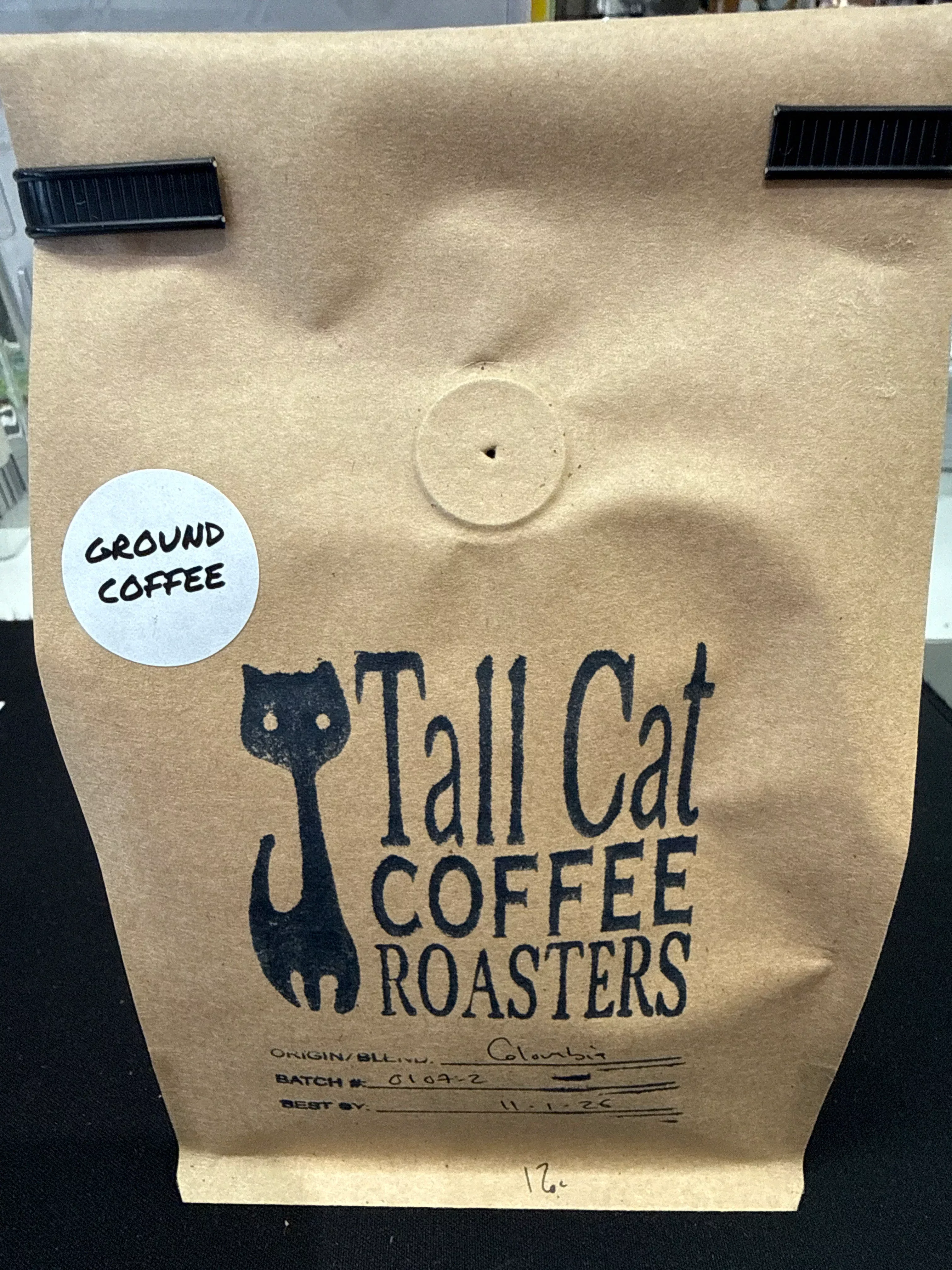 tall-cat-coffee-roaster-organic-columbian-ground-coffee TALL CAT COFFEE ROASTER ORGANIC COLUMBIAN GROUND COFFEE